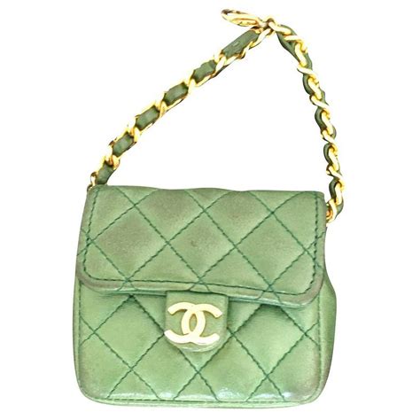 petit sac chanel vert|Chanel sacs.